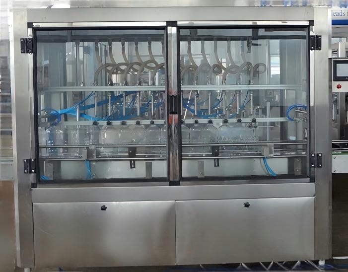 全自动12头白酒直线灌装机